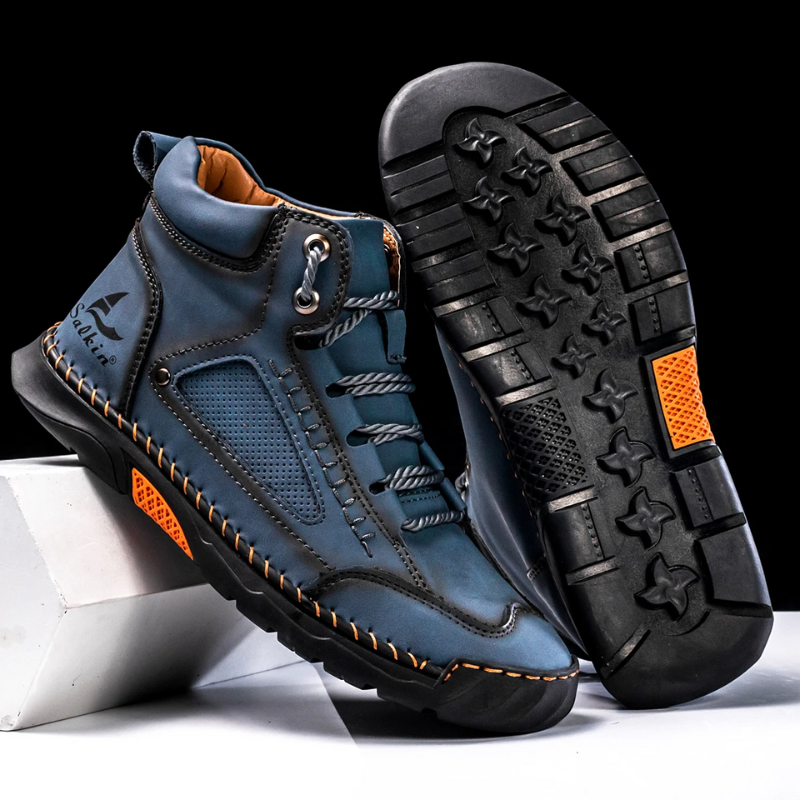 Premium Leather High Top Shoes