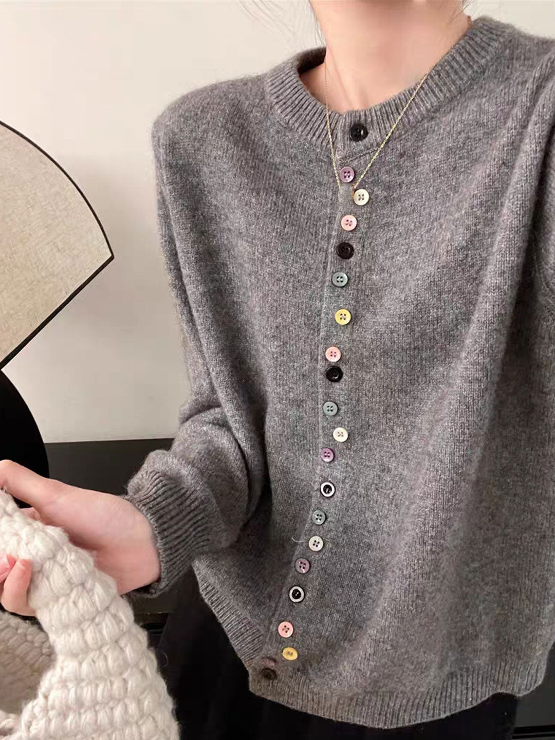 Timeless Buttoned Knit Cardigan