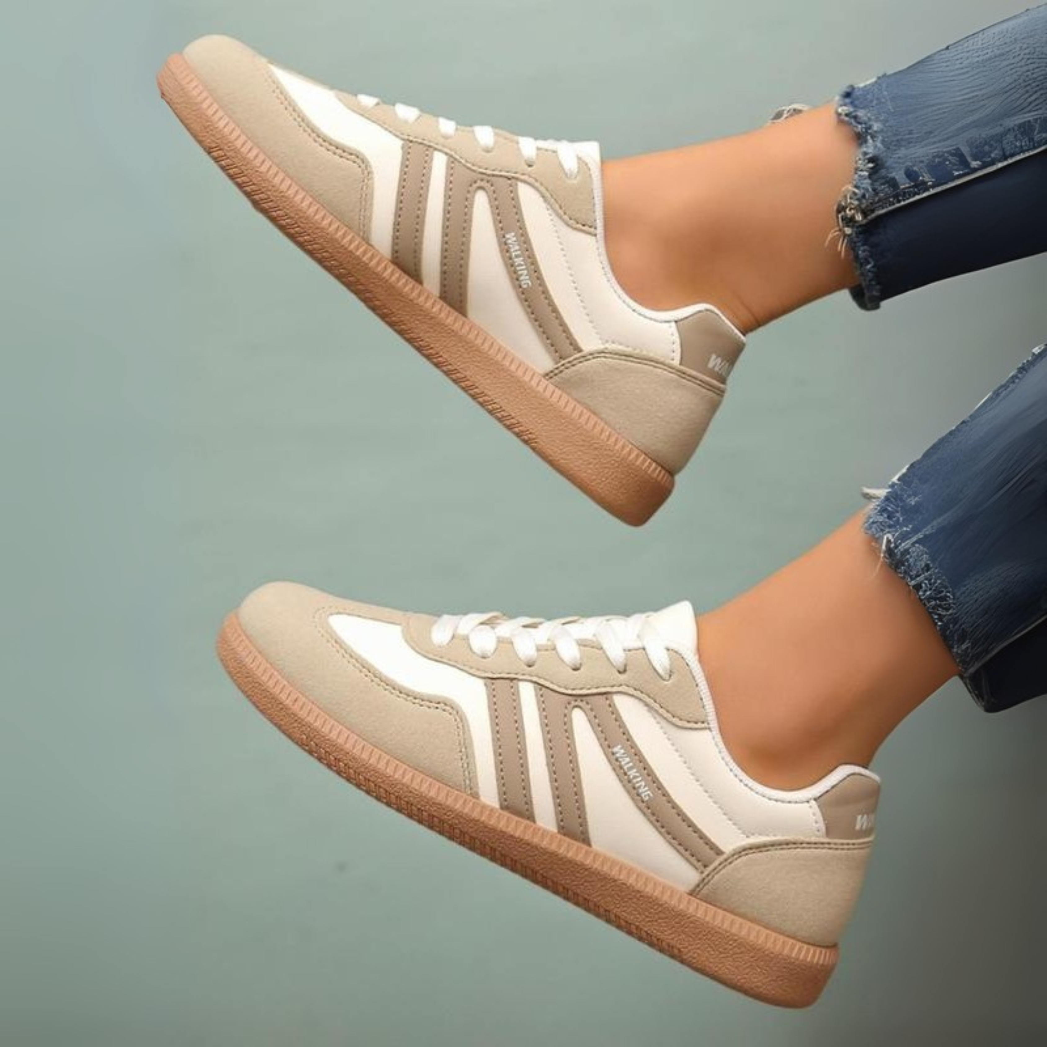 Non-Slip Comfortable Lace-Up Sneakers