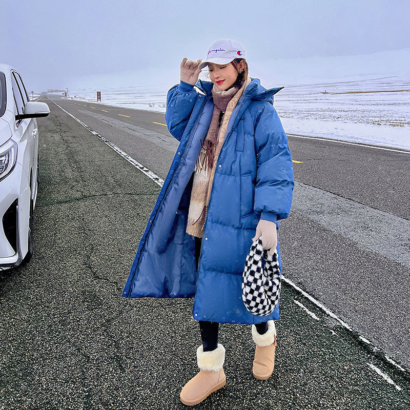 Cozy Hooded Long Puffer Coat