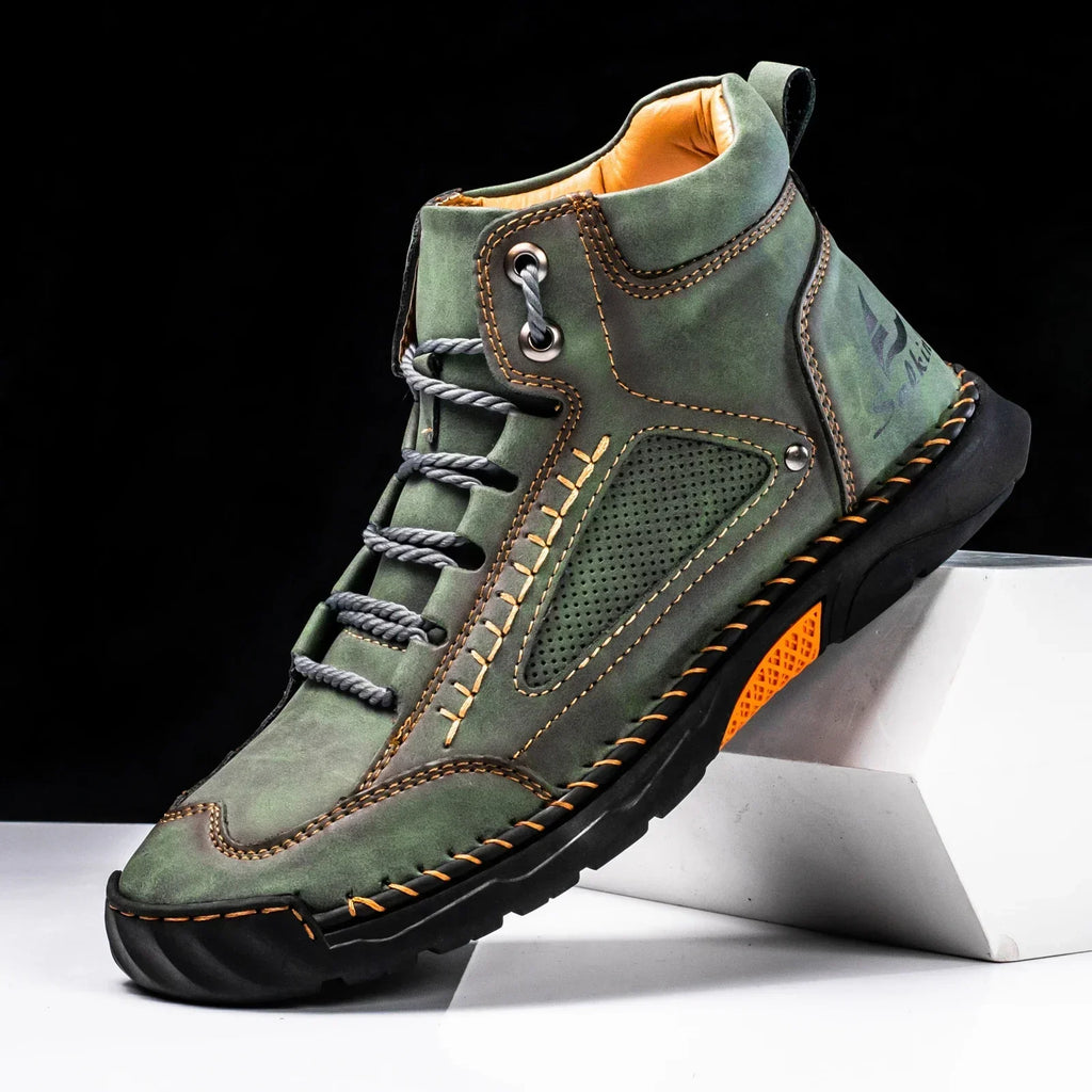 Premium Leather High Top Shoes