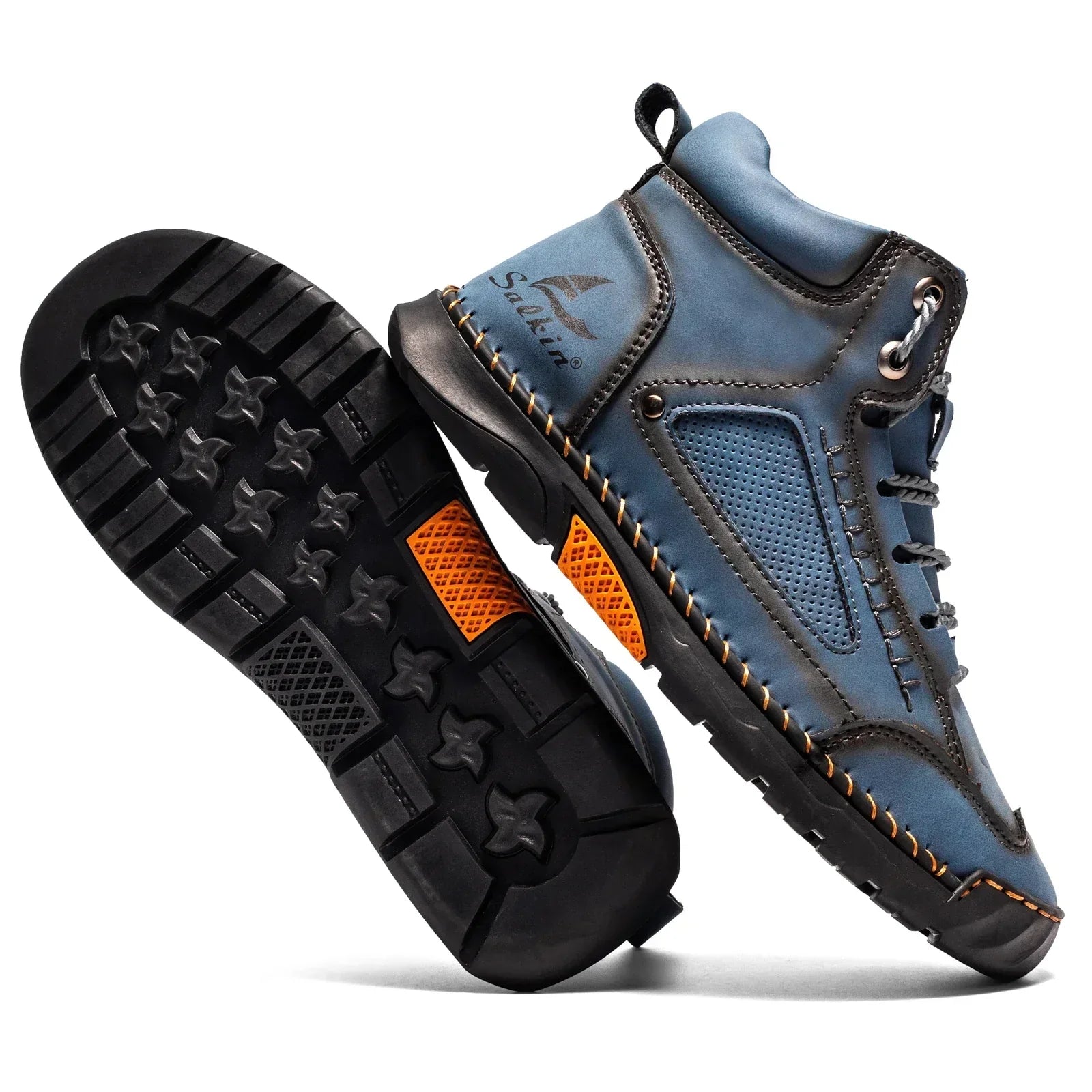 Premium Leather High Top Shoes
