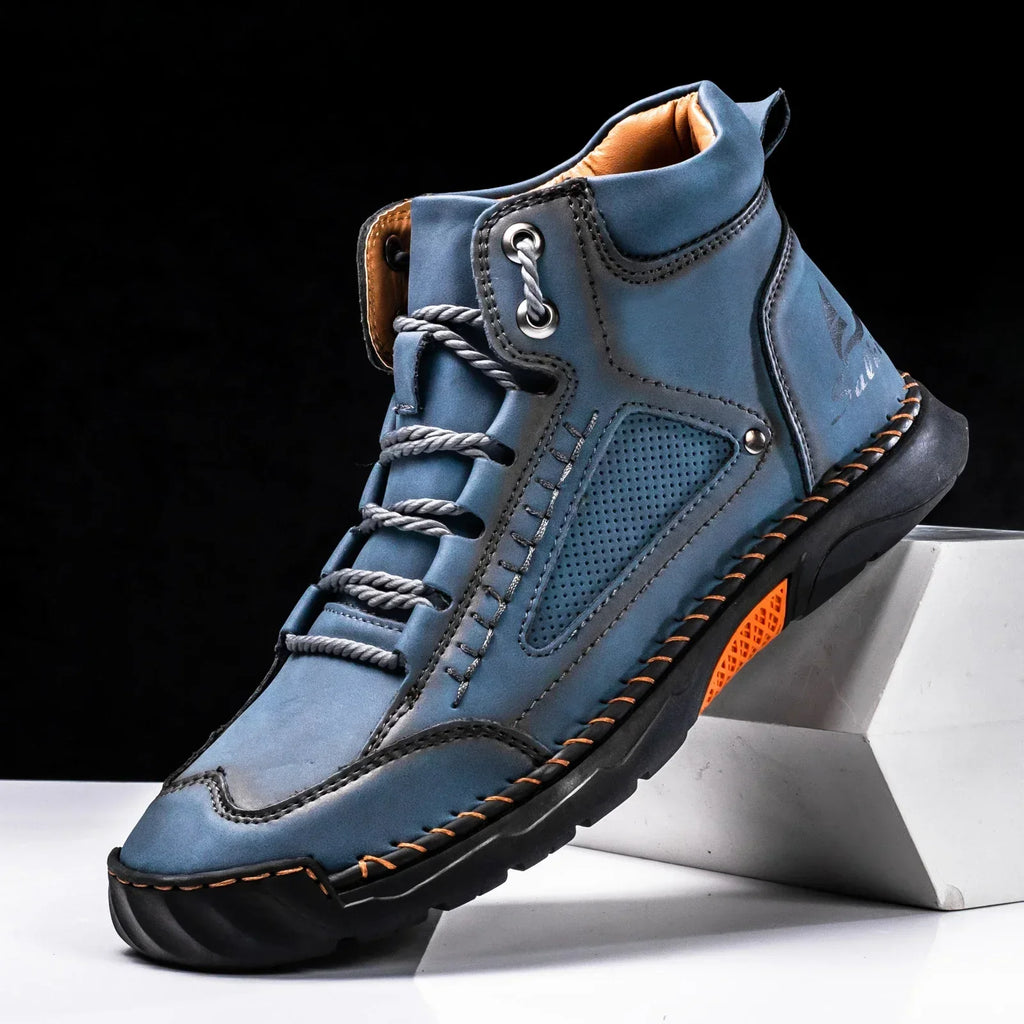 Premium Leather High Top Shoes